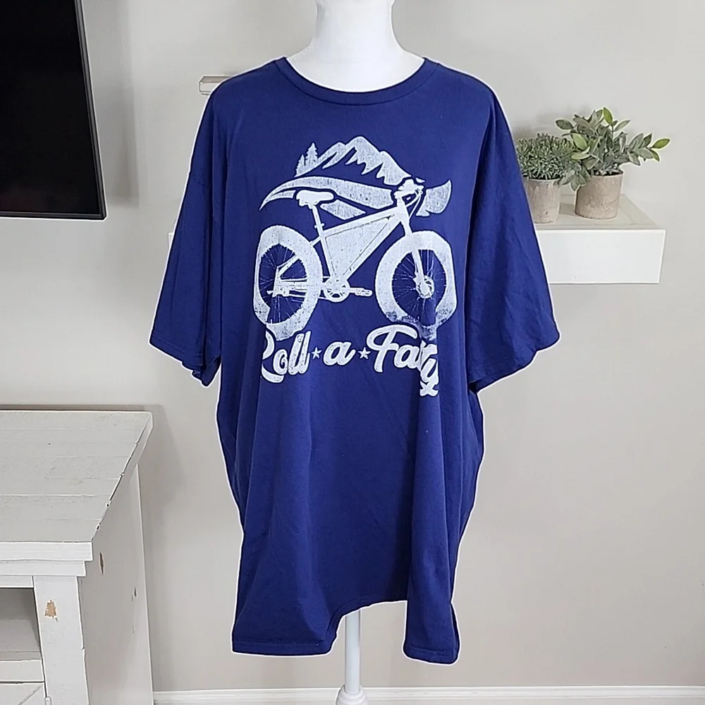Port & Company Roll A Fatty Bicycle Tee Unisex